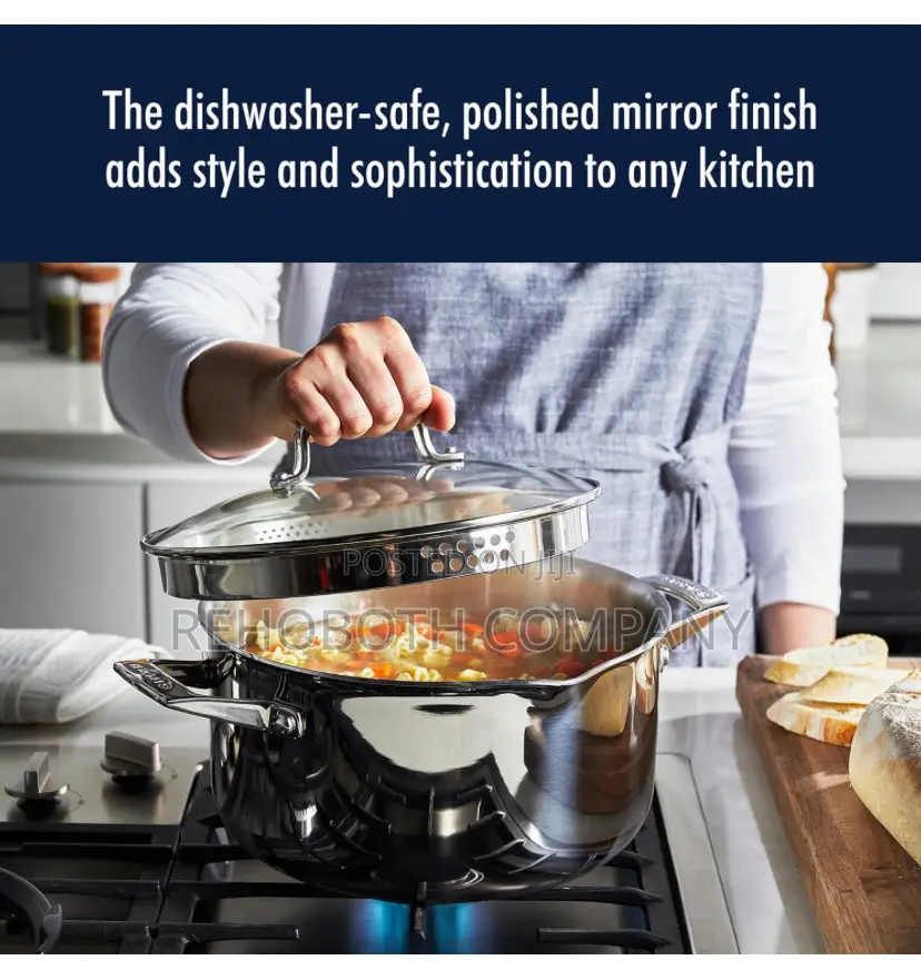 Henckels Clad H3 12-Pc Induction Pot and Pan Set, Stainless Steel.