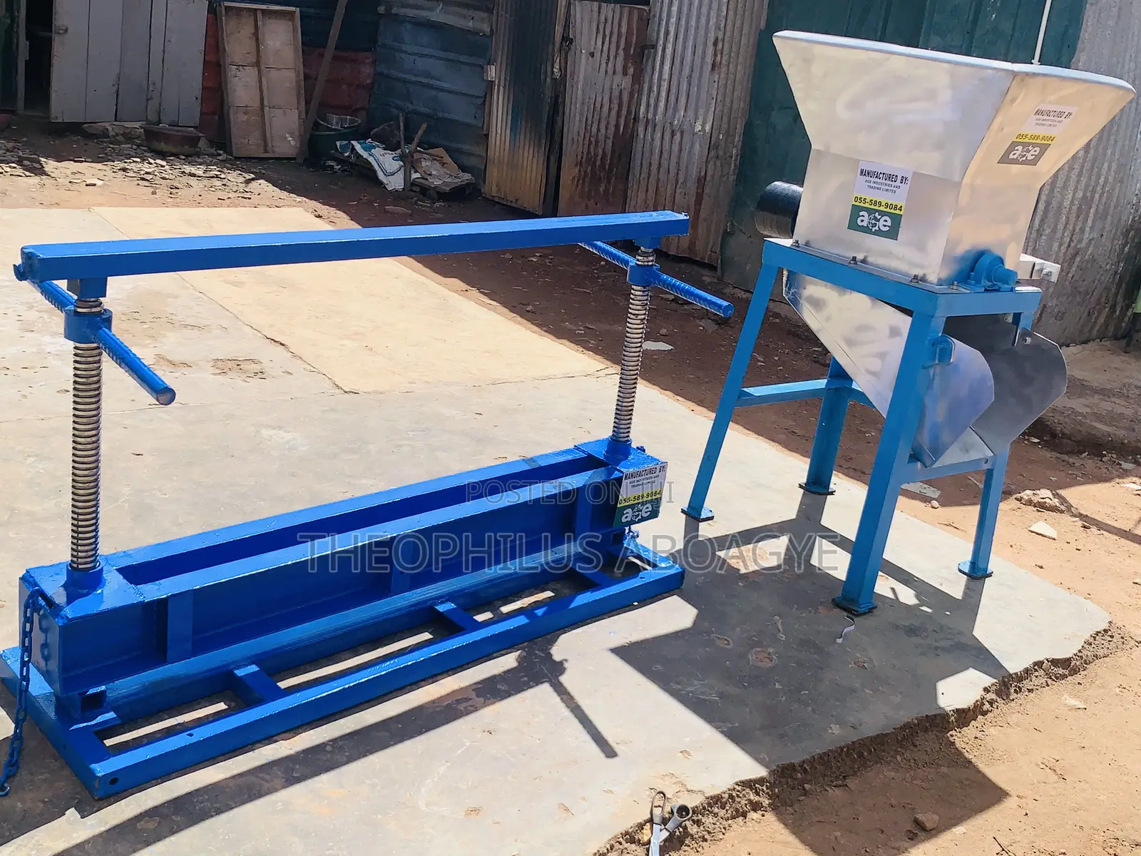 Industrial Cassava Grater Machine