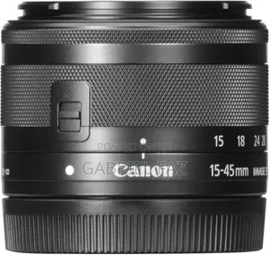 Canon Ef-M 15-45mm F/3.5-6.3 Image Stabilizer Stmzoom Lens+Case +Wiper