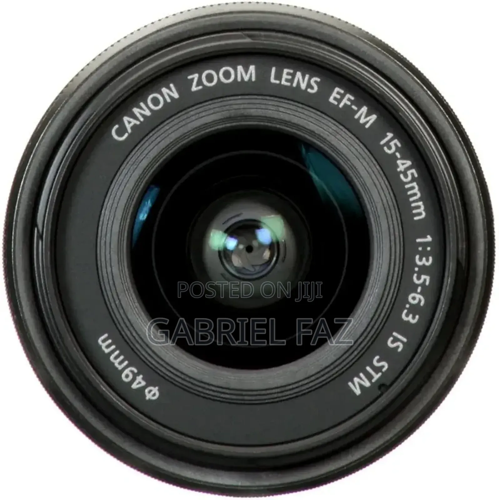 Canon Ef-M 15-45mm F/3.5-6.3 Image Stabilizer Stmzoom Lens+Case +Wiper