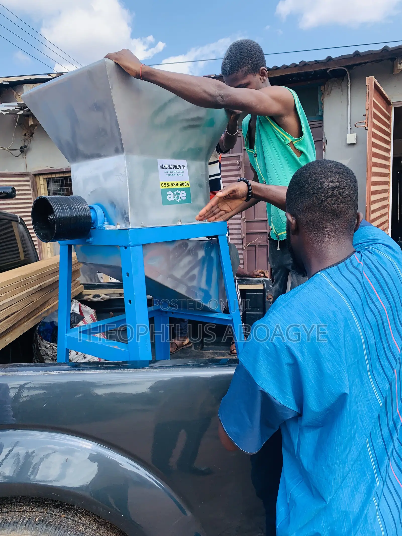 Industrial Cassava Grater Machine