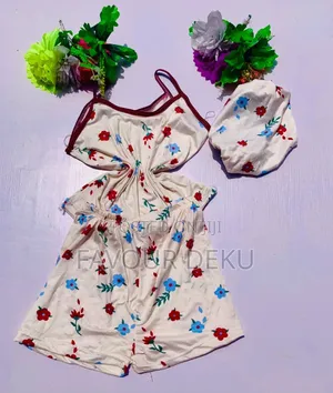 2 Piece Comfortable Night Wear With Cap.