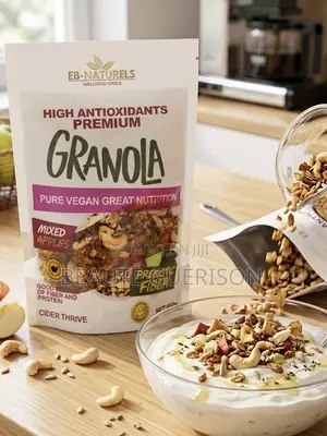 High Antioxidant Premium Granola With Apples,Cashews,Sunflower Seeds