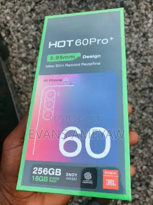 New Infinix Hot 60 Pro+ 256 GB Black