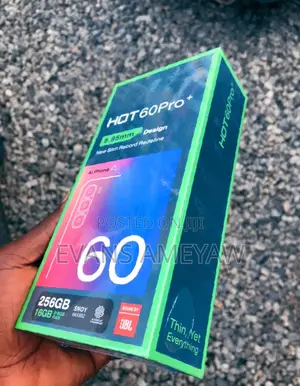 New Infinix Hot 60 Pro+ 256 GB Black