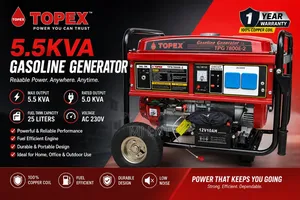 Generator 5.5 Kva Petrol Topex