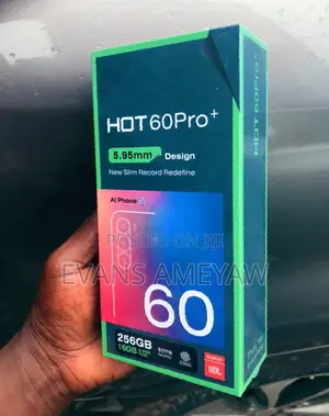 New Infinix Hot 60 Pro+ 256 GB Black