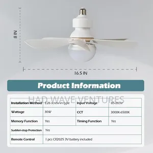 Mini Fan With Light