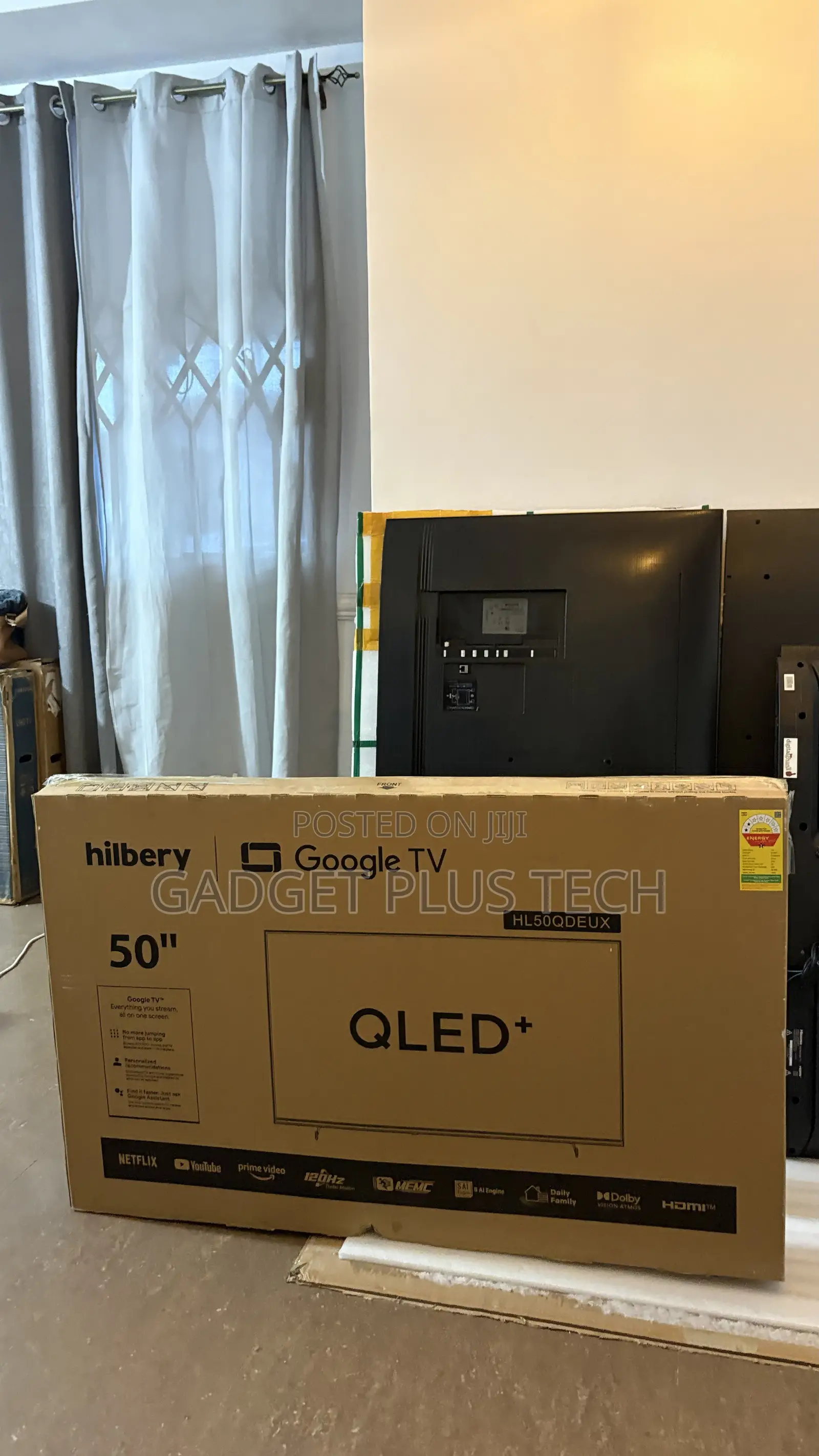 2026 50” Hilbery Qled+ Google Tv