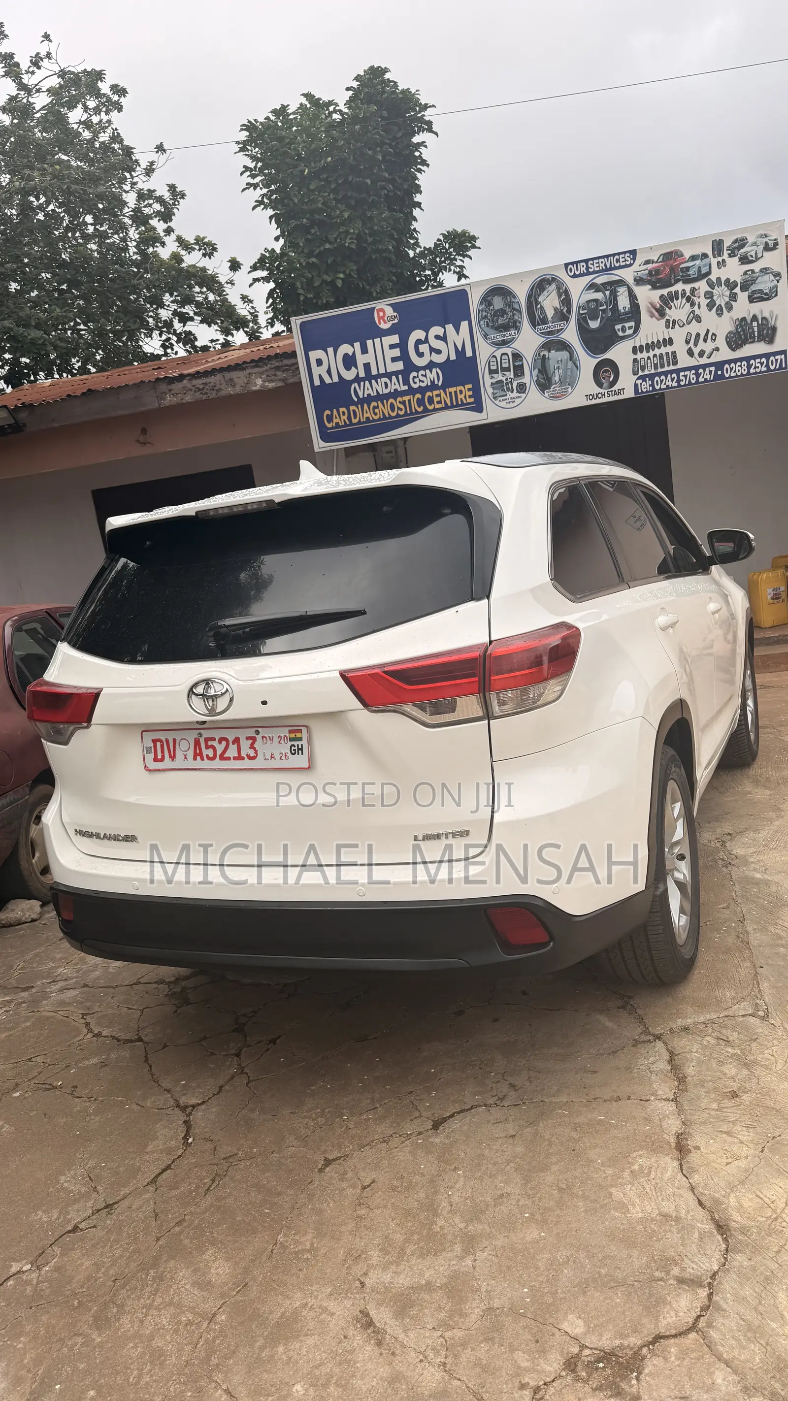 Toyota Highlander Limited 4x4 V6 (3.5L 6cyl 8A) 2017 White