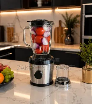 German Chef Glass Blender 2in1