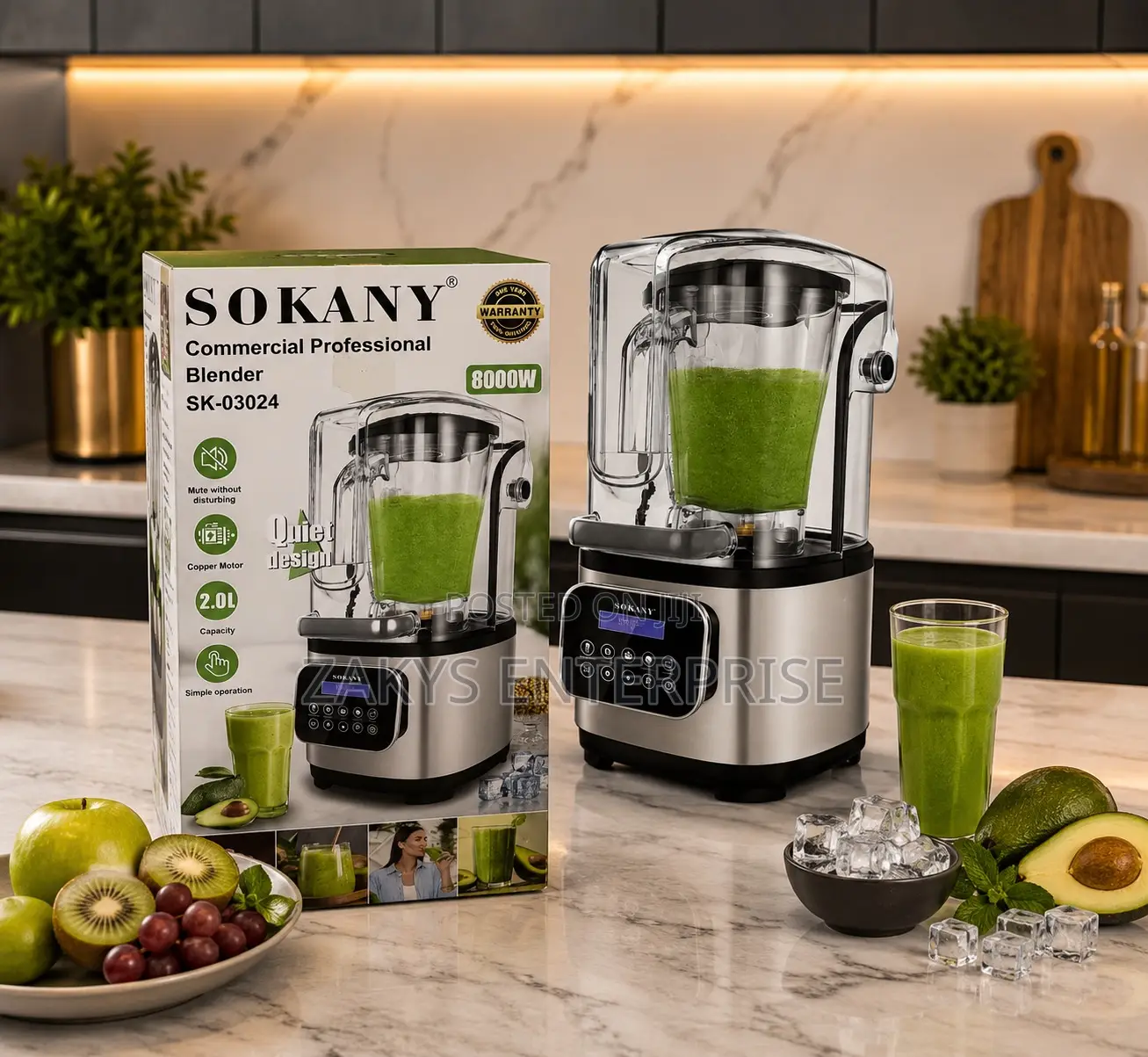 Digital Sound Proof Commercial Blender
