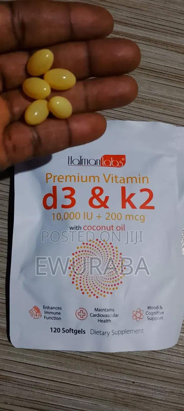 Premium Vitamin D3- With Coconut Oil