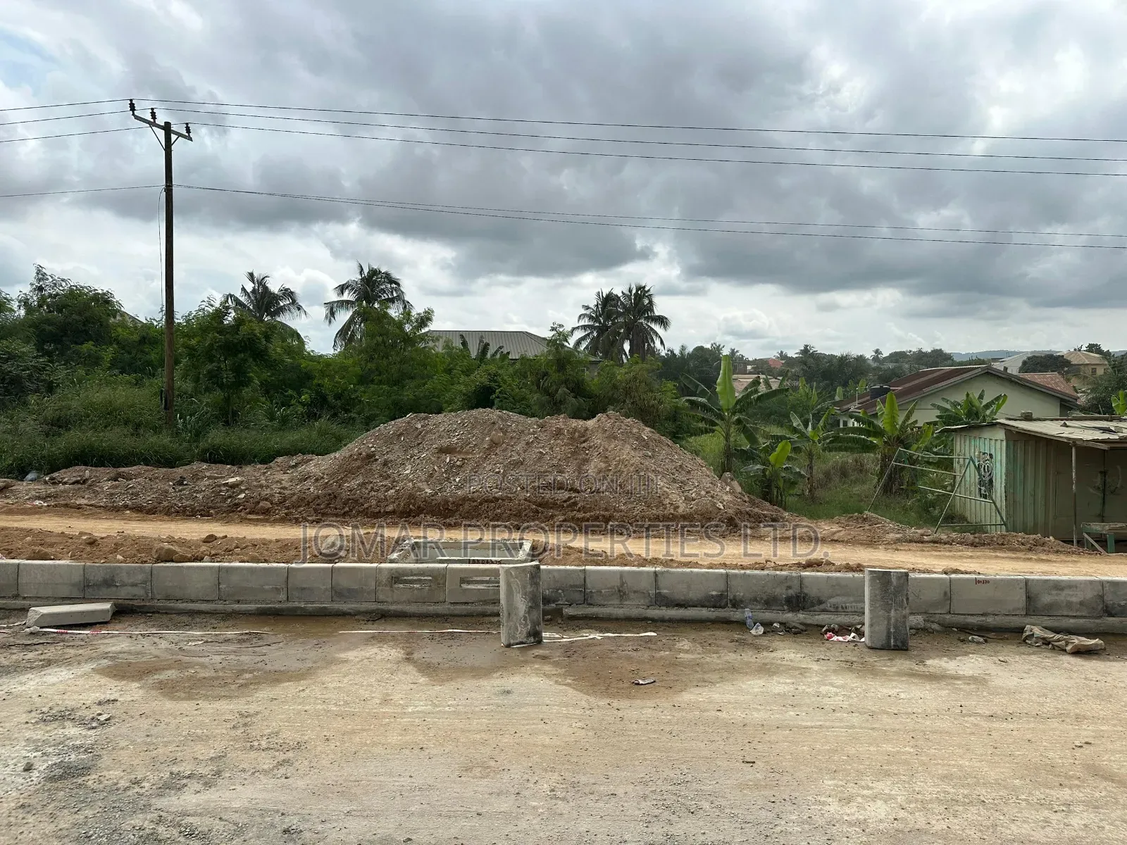 Two Plots for Sale at Amasaman on the Main Road