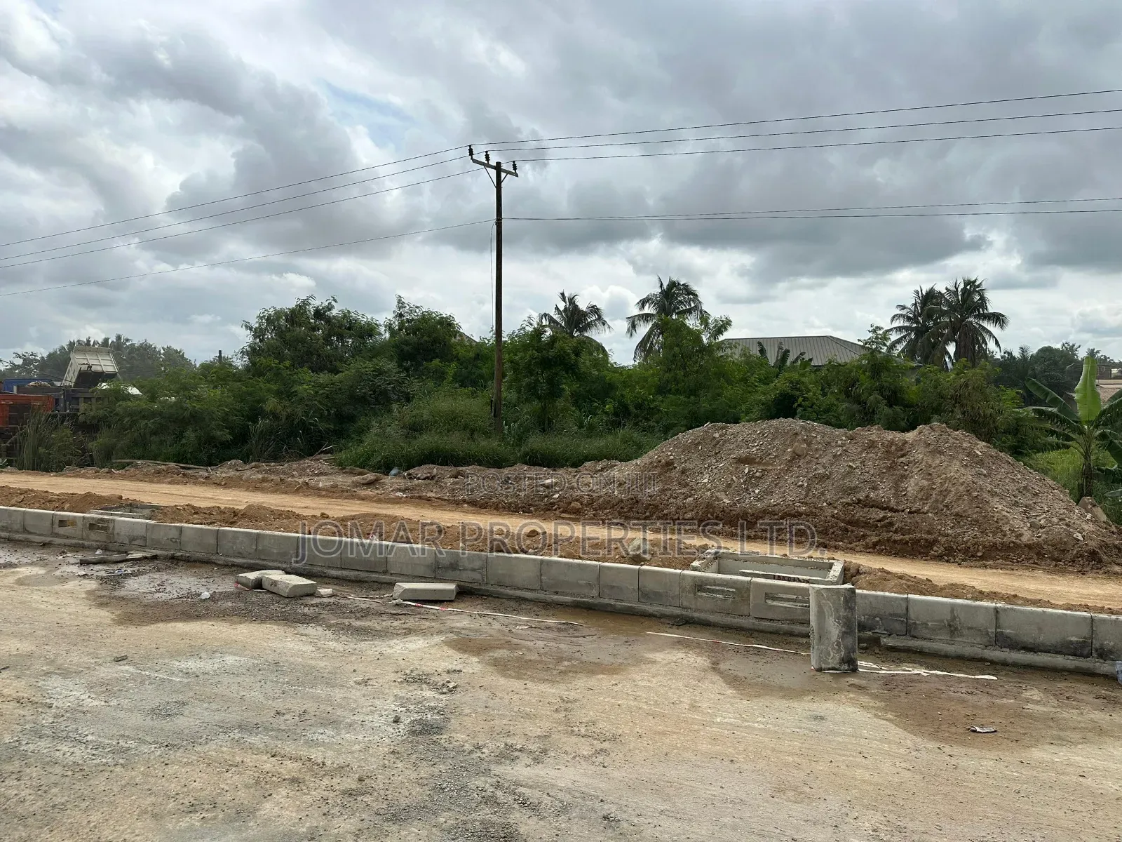Two Plots for Sale at Amasaman on the Main Road