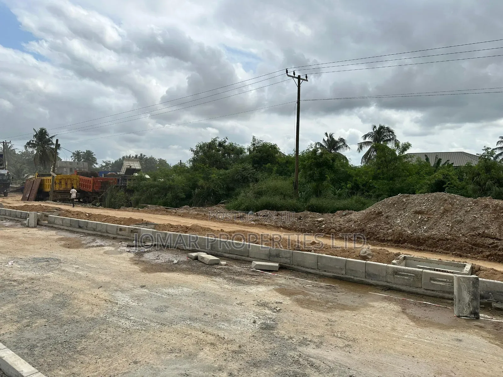 Two Plots for Sale at Amasaman on the Main Road