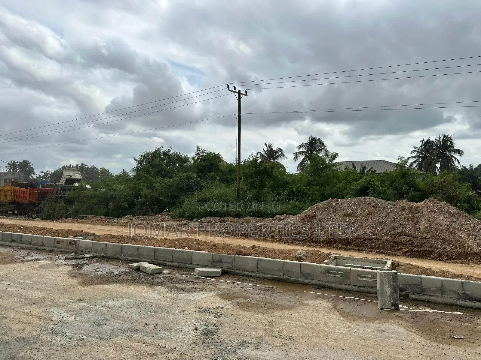Two Plots for Sale at Amasaman on the Main Road