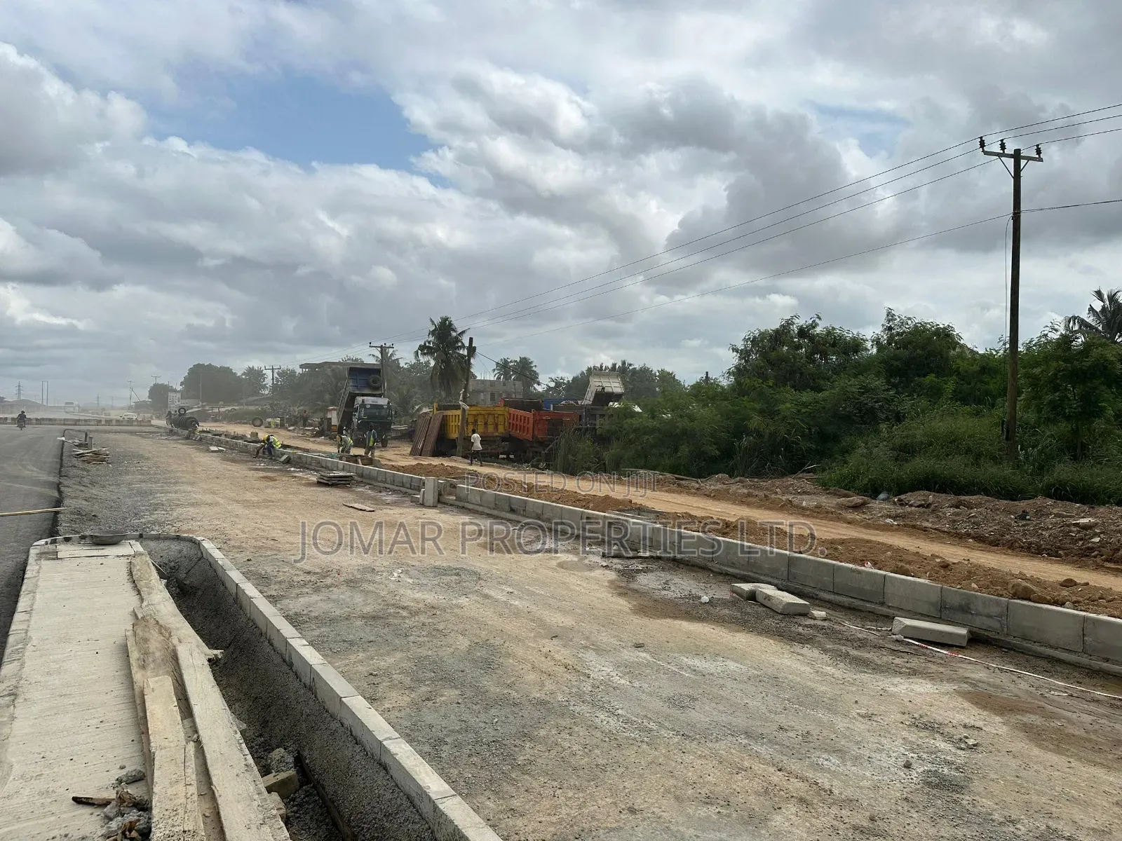 Two Plots for Sale at Amasaman on the Main Road
