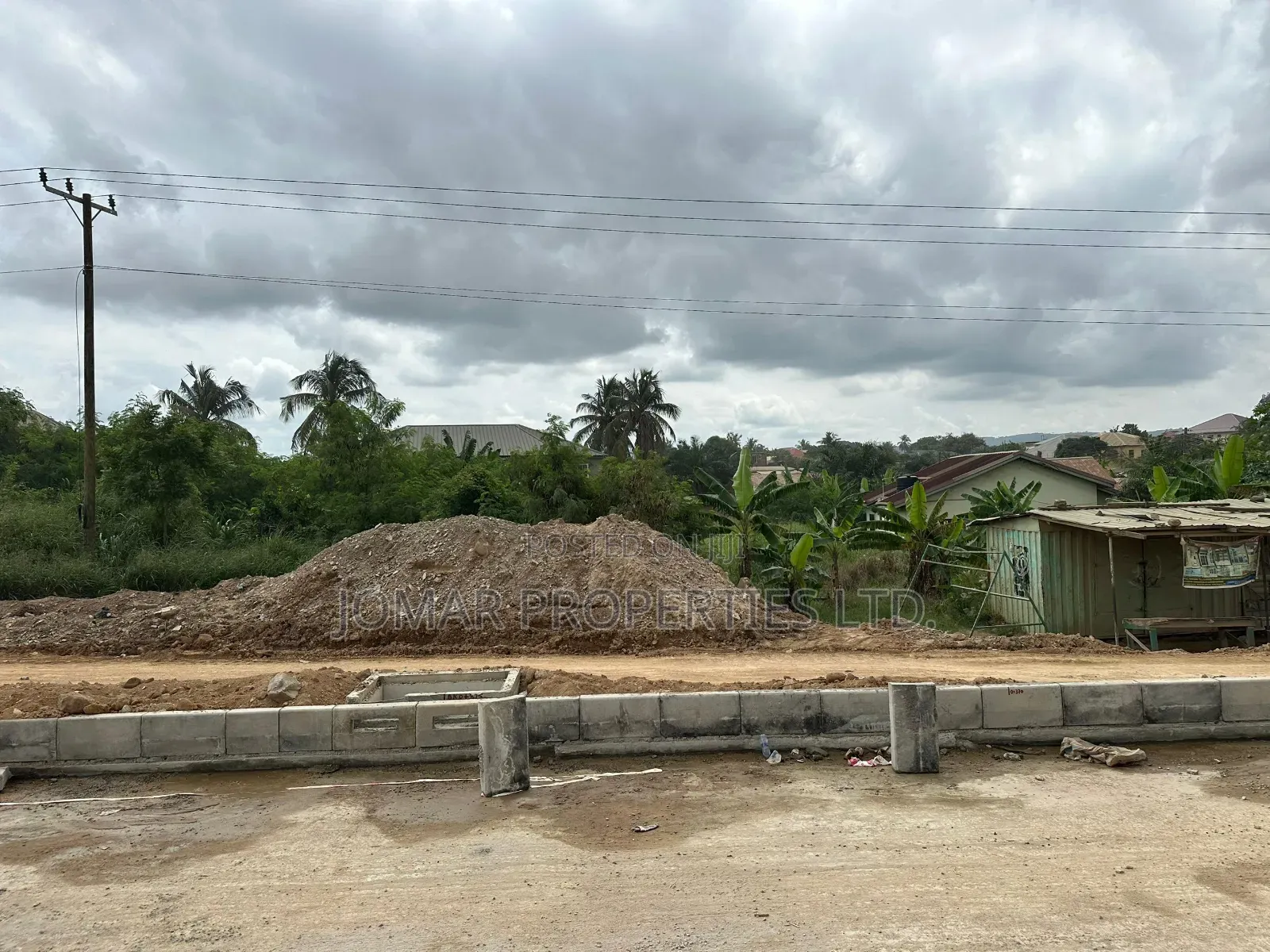 Two Plots for Sale at Amasaman on the Main Road