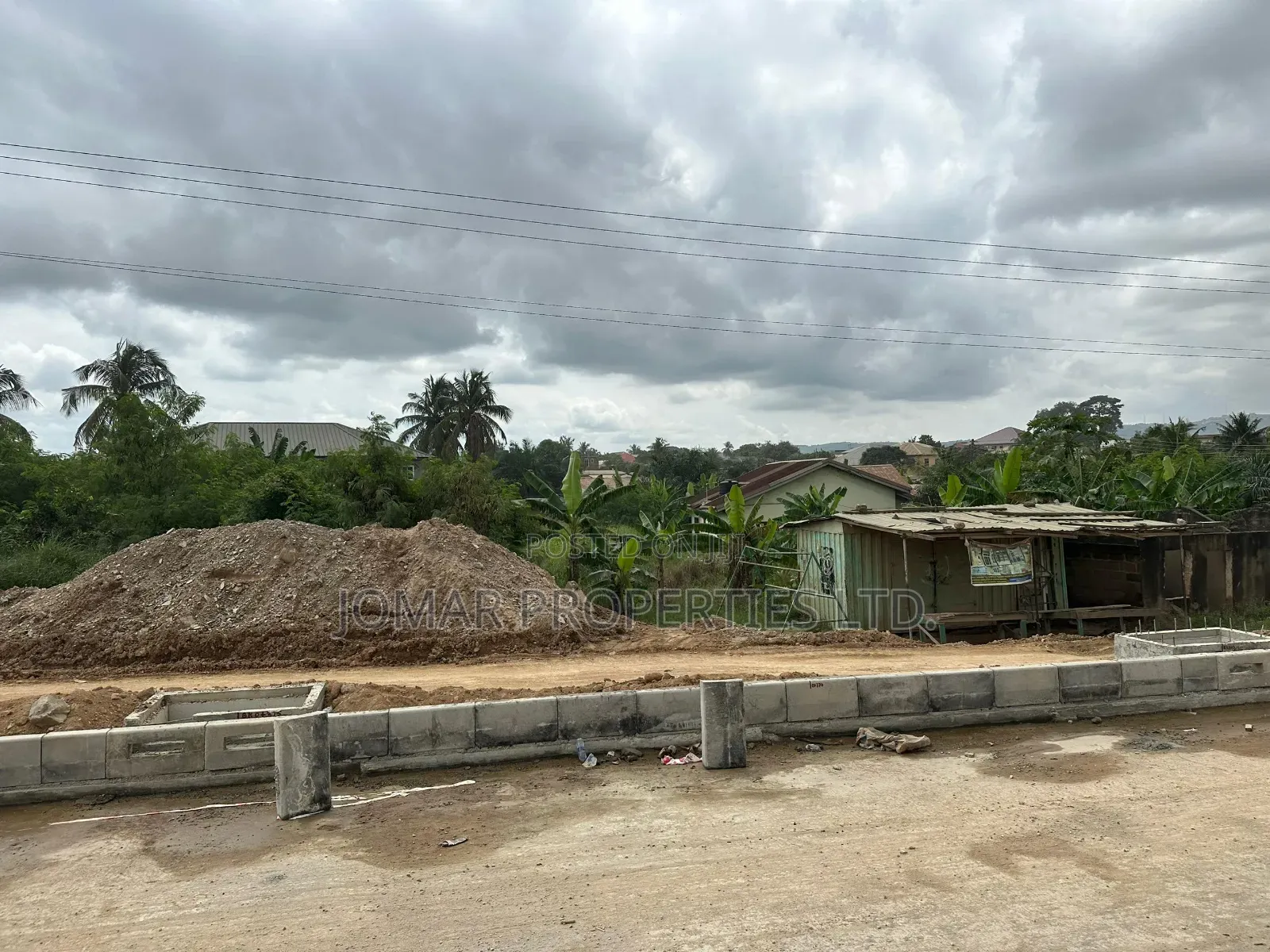 Two Plots for Sale at Amasaman on the Main Road