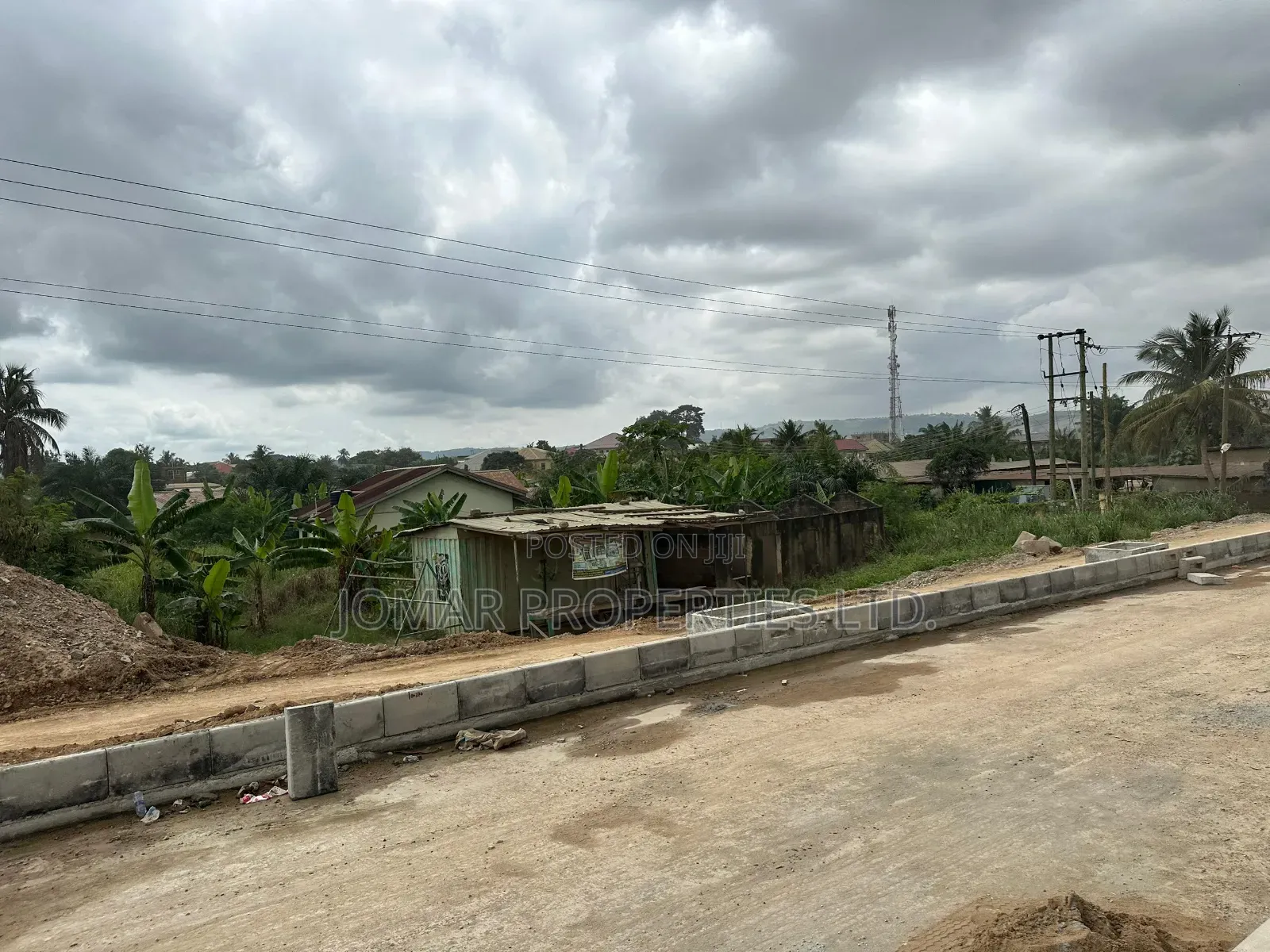 Two Plots for Sale at Amasaman on the Main Road