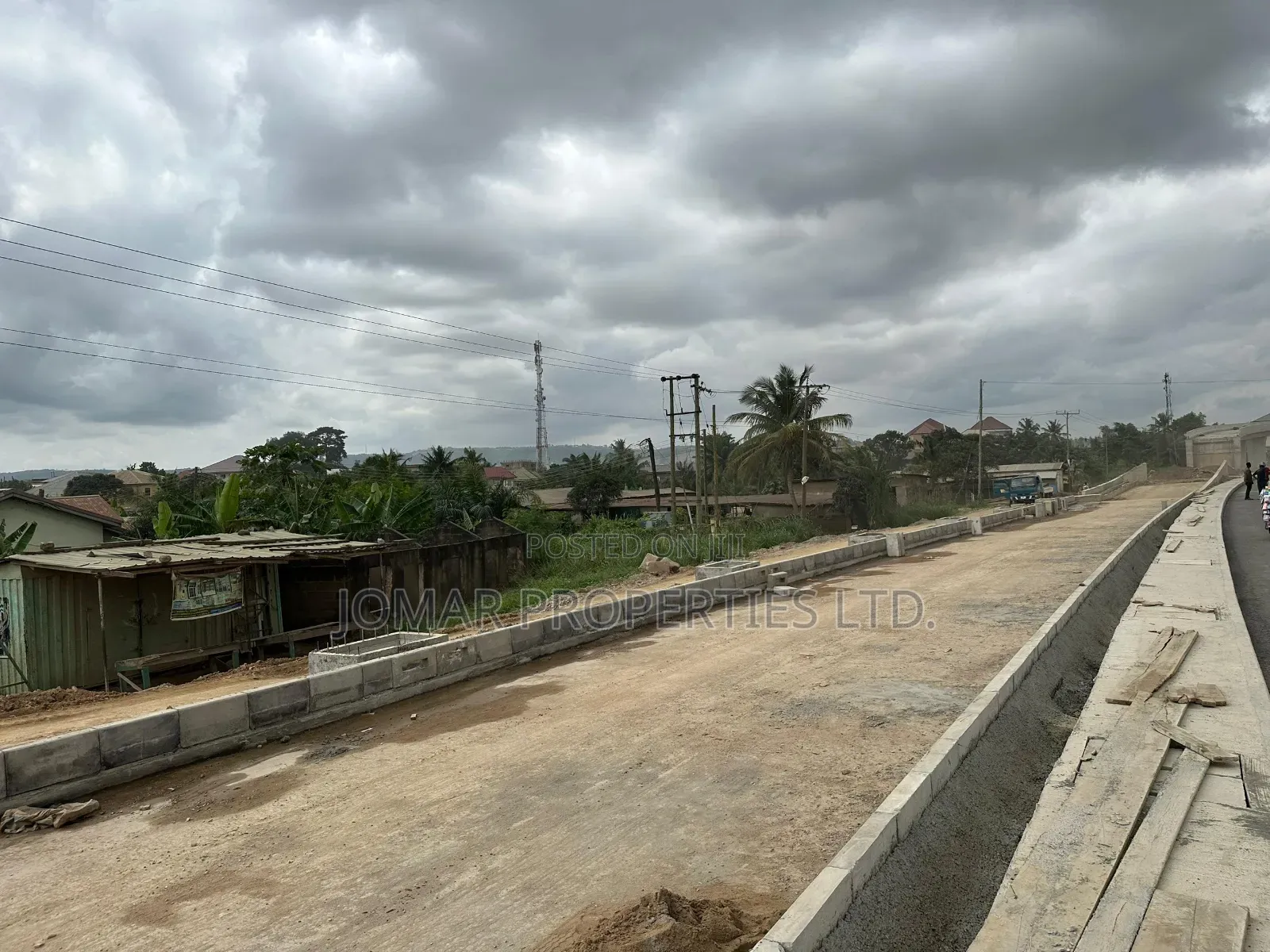 Two Plots for Sale at Amasaman on the Main Road