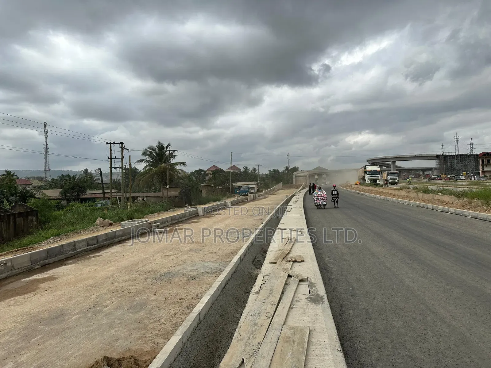 Two Plots for Sale at Amasaman on the Main Road