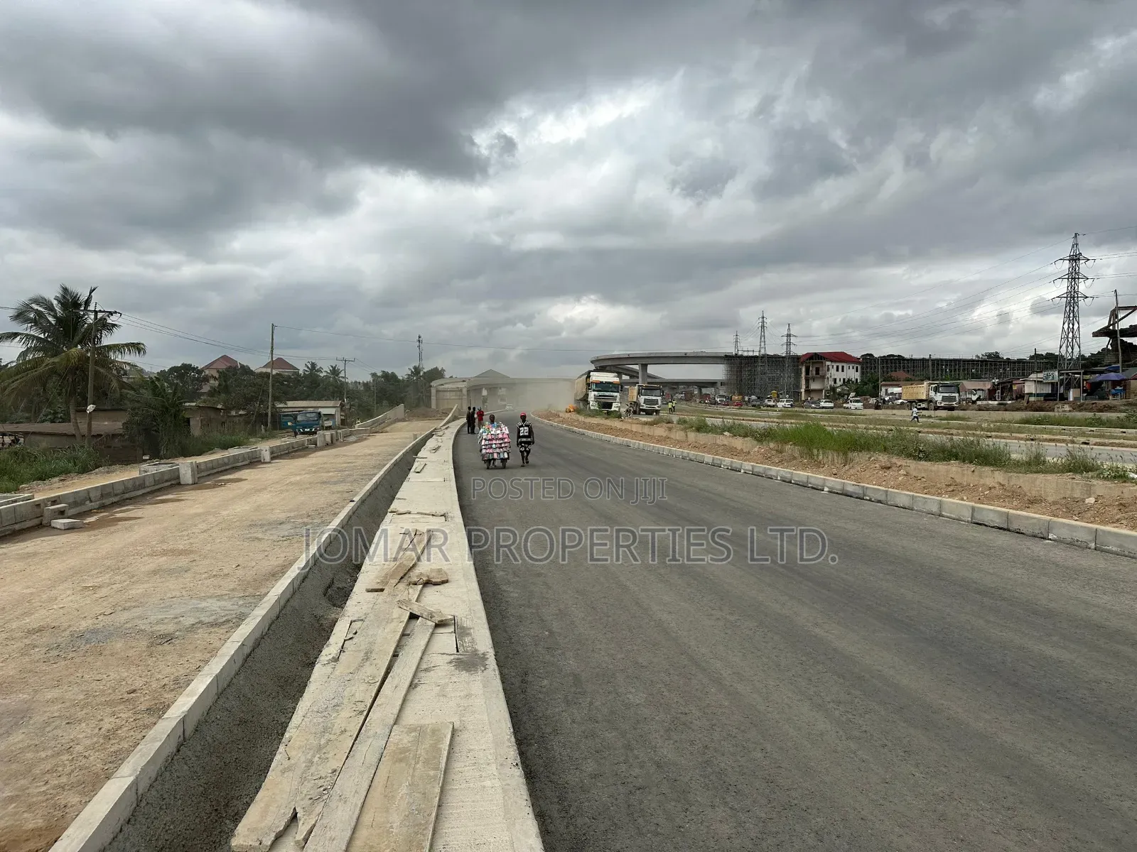Two Plots for Sale at Amasaman on the Main Road