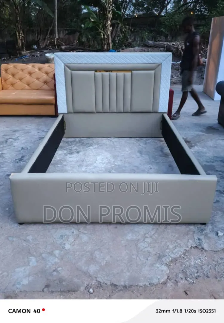 Leather Double Bed Frame for Sale