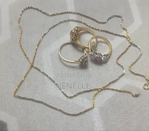  Tri Colour Solid Gold Necklace.
