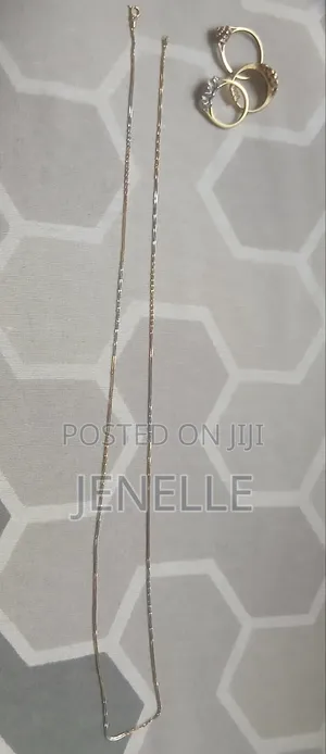  Tri Colour Solid Gold Necklace.