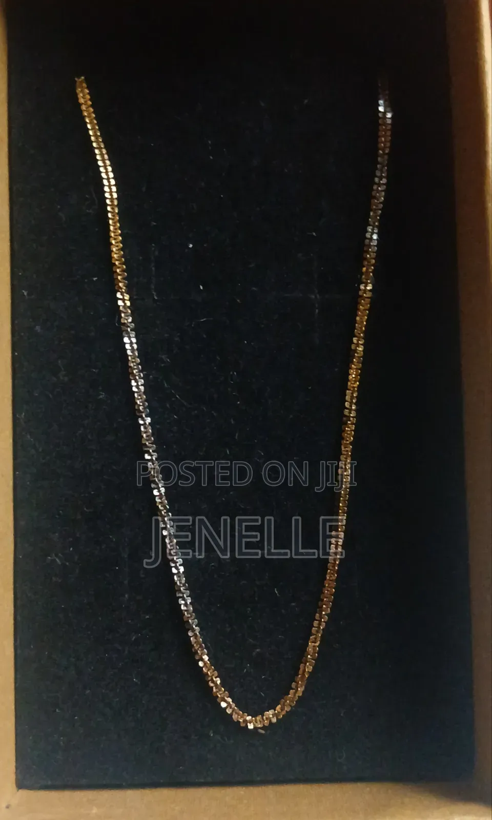  Tri Colour Solid Gold Necklace.