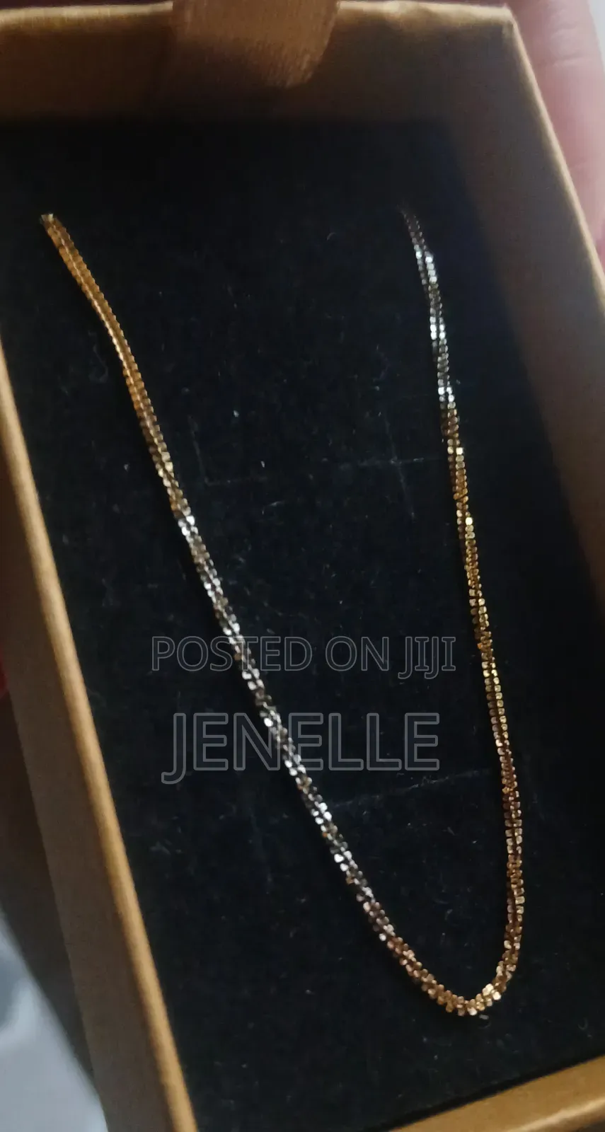  Tri Colour Solid Gold Necklace.