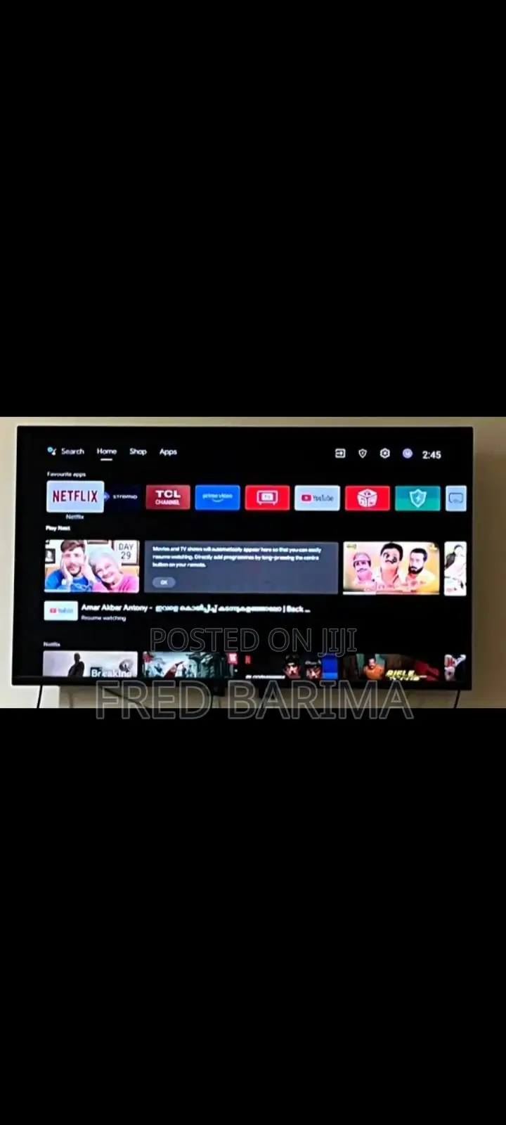 40" Original TCL Smart Tv