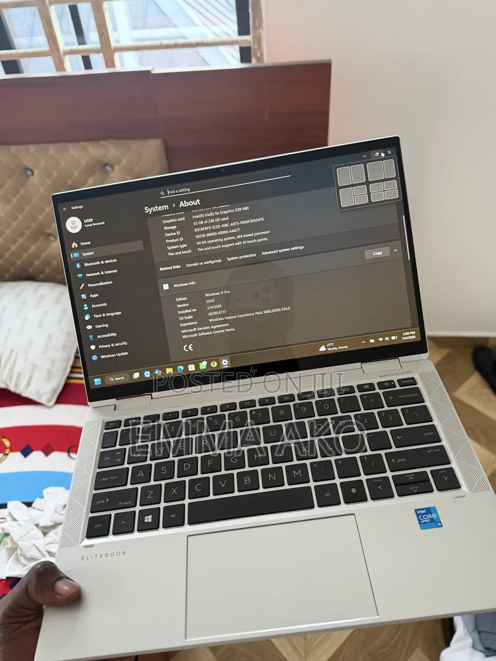 Laptop HP EliteBook 840 G3 16GB Intel Core i5 SSD 250GB