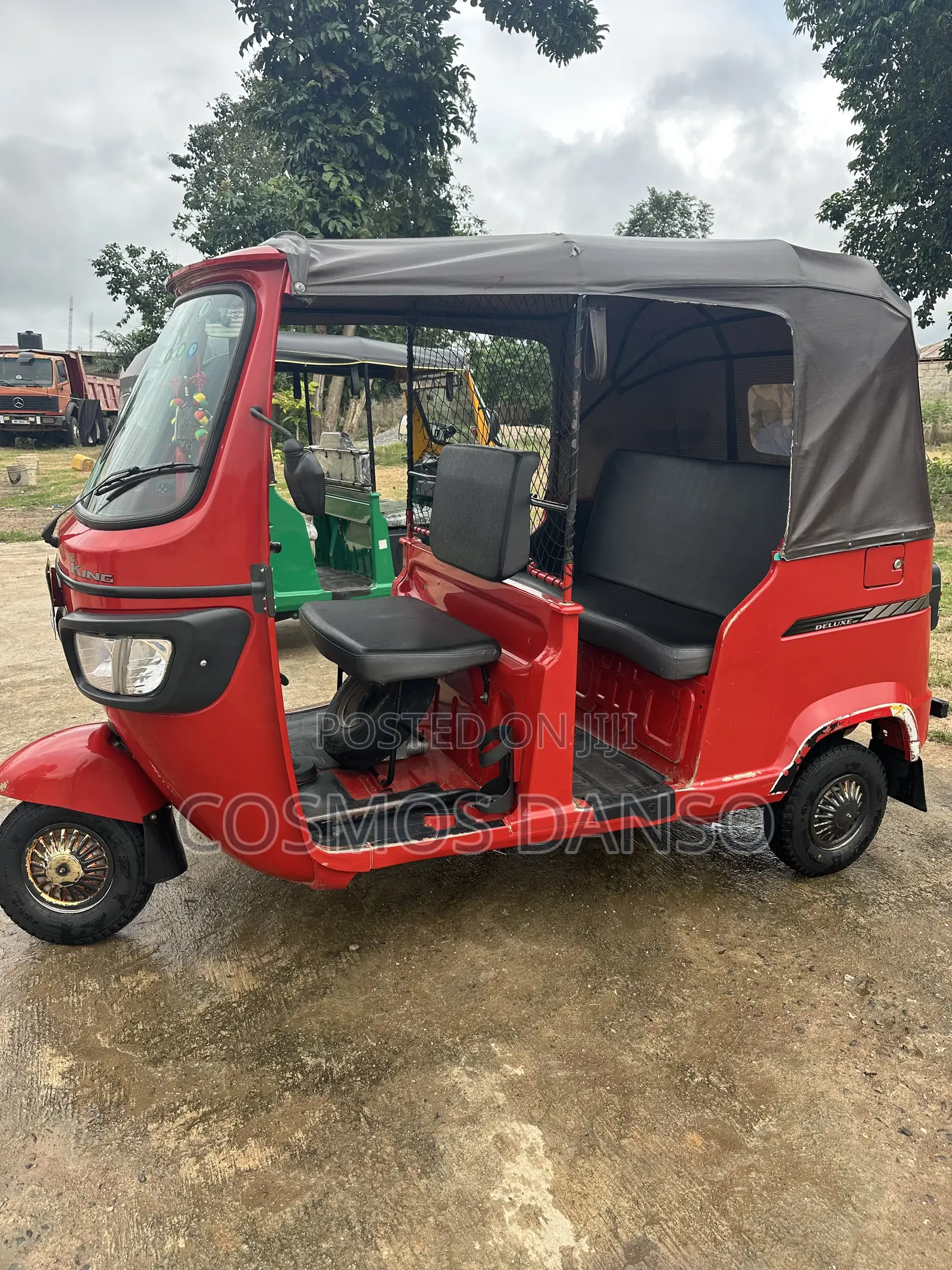 TVS King Deluxe Plus iTouch Start 2025 Red