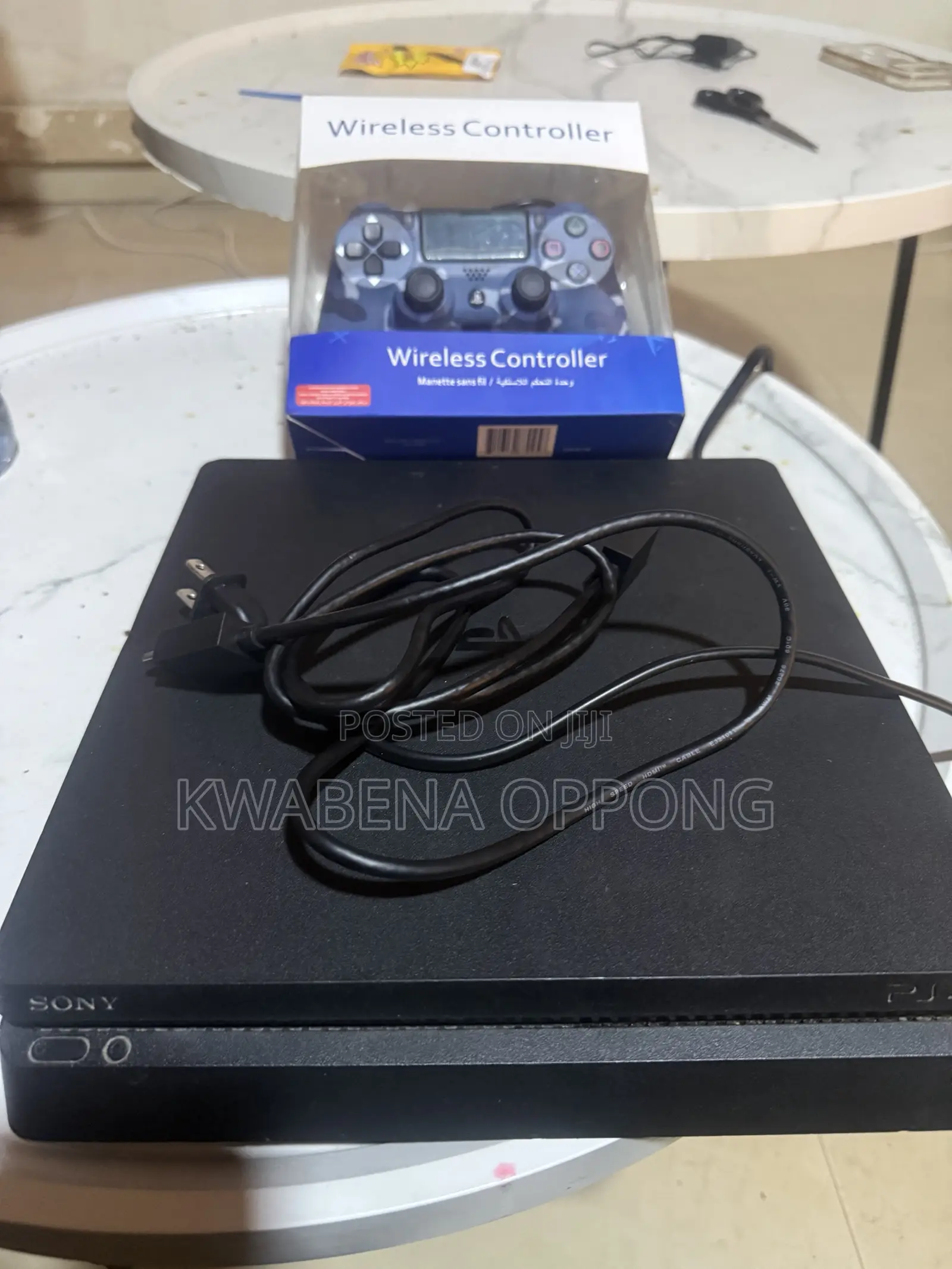 Playstation 4 Slim Console (With Controller and Hdmi)