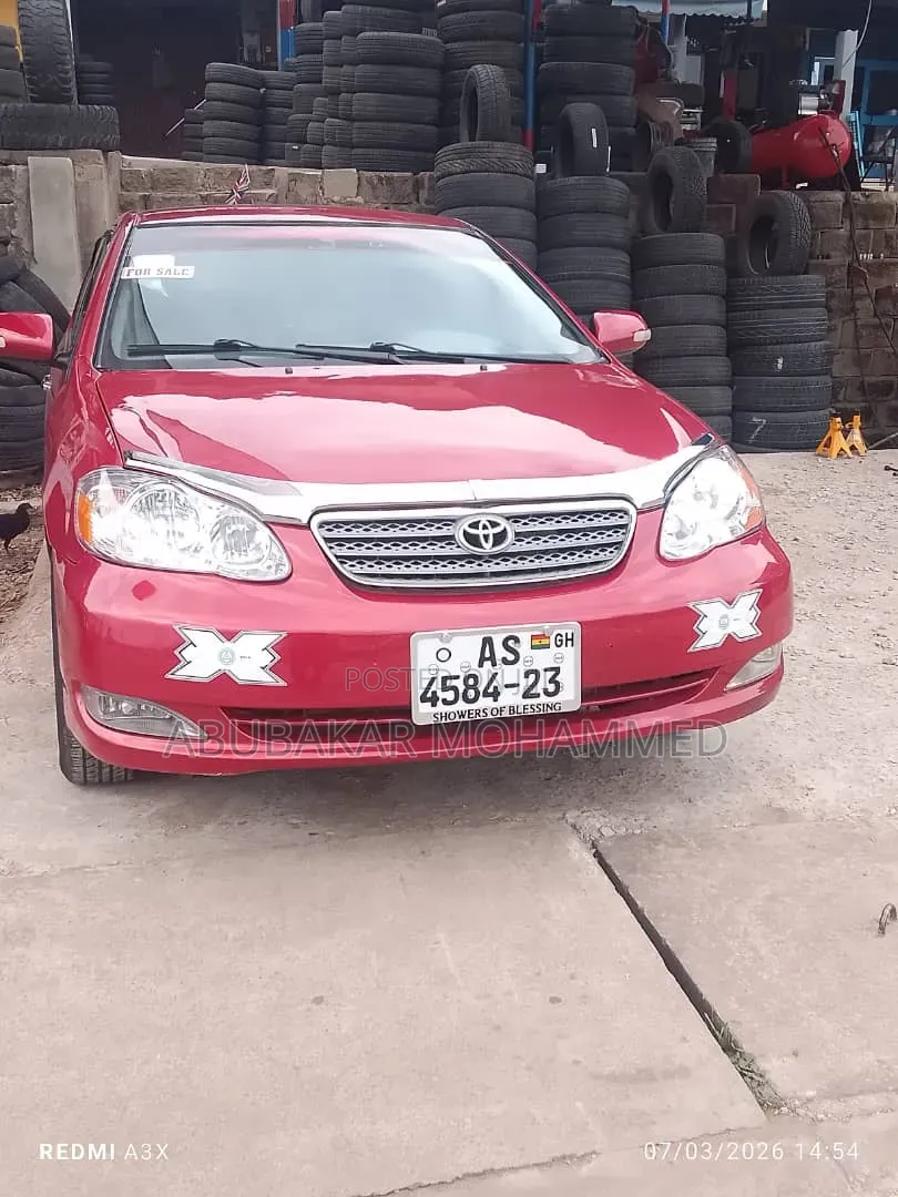 Toyota Corolla 2008 Red