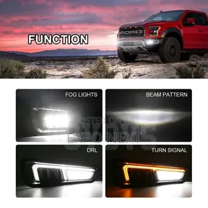 Led Fog Light for Ford Raptor Plastic Aluminum 2017-2020