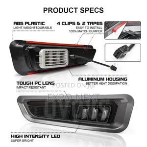 Led Fog Light for Ford Raptor Plastic Aluminum 2017-2020
