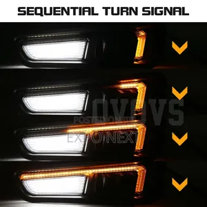 Led Fog Light for Ford Raptor Plastic Aluminum 2017-2020