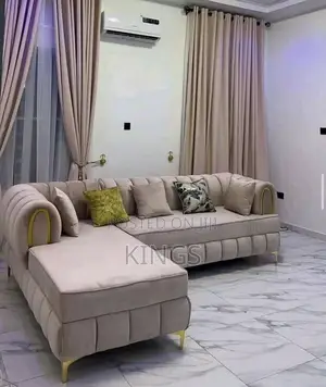 Luxury Living Room L-Shape Sofa (Pay on Delivery)