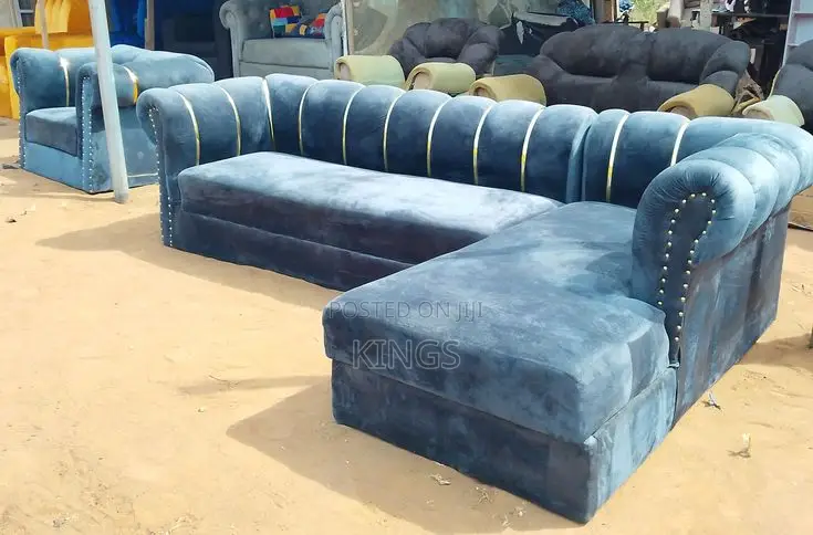 Luxury Living Room L-Shape Sofa (Pay on Delivery)