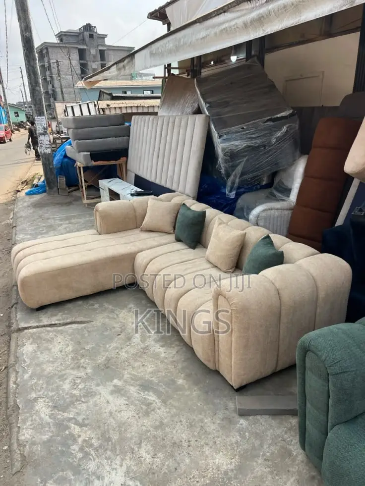 Luxury Living Room L-Shape Sofa (Pay on Delivery)