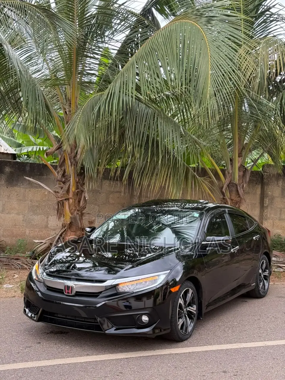 Honda Civic Touring Sedan 2018 Black