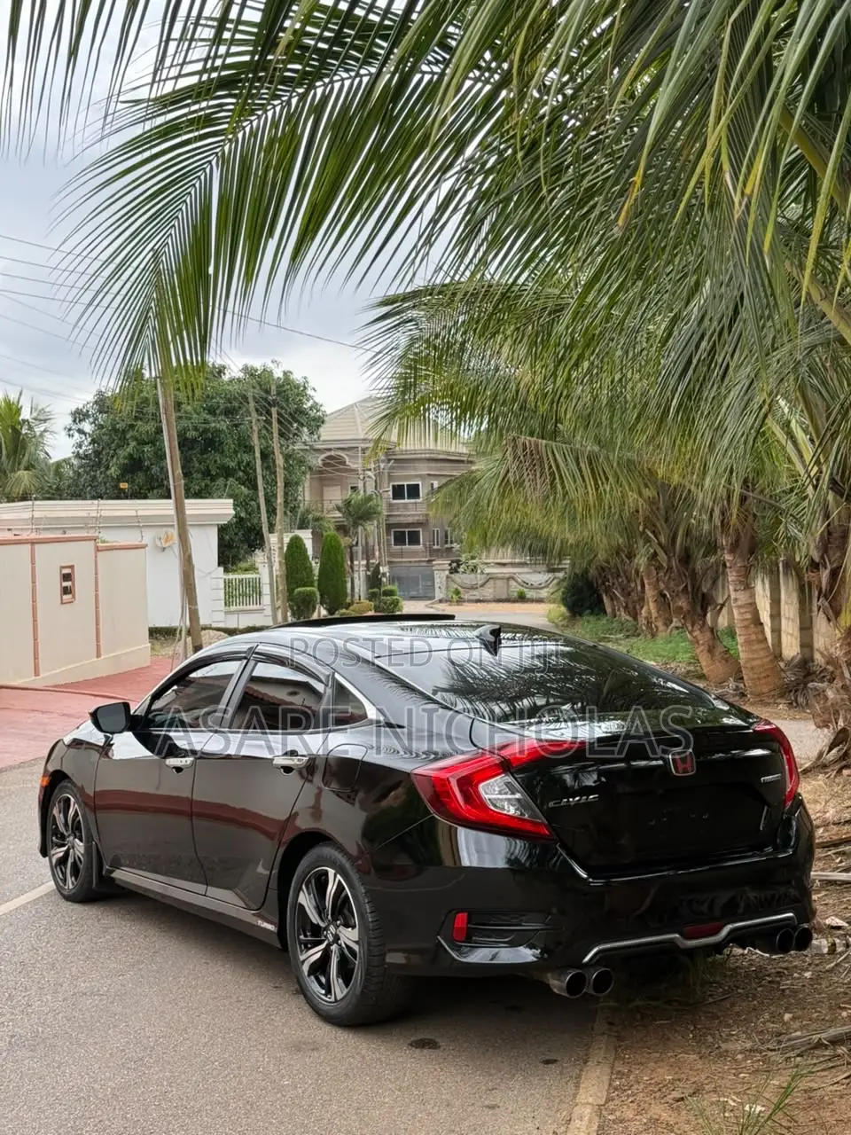Honda Civic Touring Sedan 2018 Black