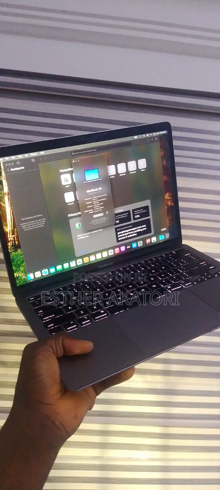 Laptop Apple MacBook Air 2020 8GB Intel Core i5 SSD 256GB