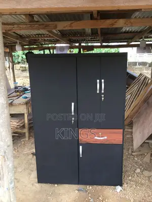 Brand New 2-in-1 Wooden Wardrobe (Payment on Delivery)