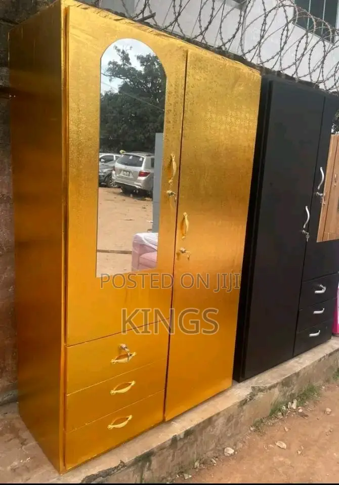 Brand New 2-in-1 Wooden Wardrobe (Payment on Delivery)