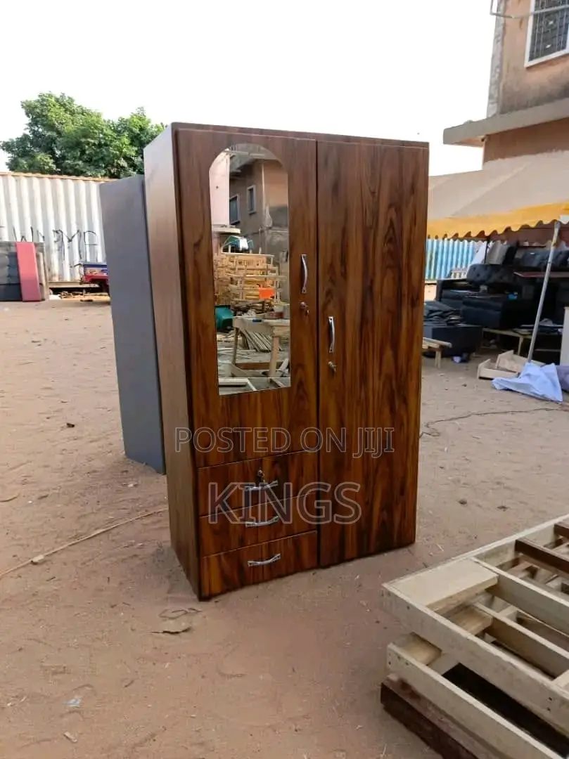Brand New 2-in-1 Wooden Wardrobe (Payment on Delivery)